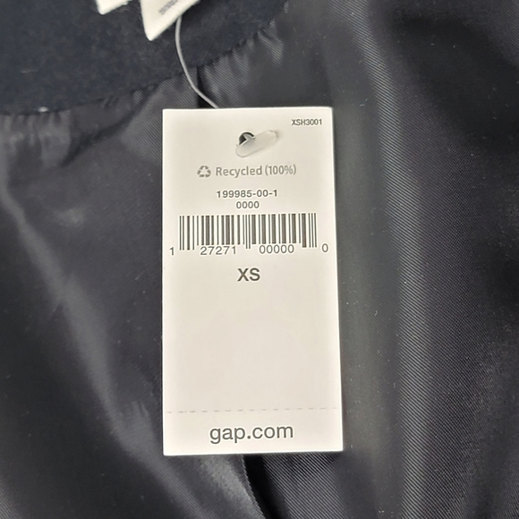 NWT GAP Marching Band Jacket Black Gold Embellished XS Military - Picture 10 of 13